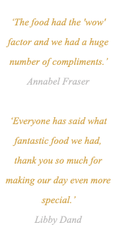 Feast Fine Catering Quote